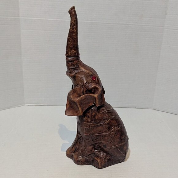 Elephant Leather Casa Vento Vino Rosso Barware Bar Wine Decanter Glass eyes - Picture 1 of 11